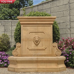 <span class=keywords><strong>Fontaine</strong></span> d'eau murale <span class=keywords><strong>de</strong></span> jardin Semi-circulaire, <span class=keywords><strong>bassin</strong></span> d'extérieur <span class=keywords><strong>de</strong></span> luxe avec Design <span class=keywords><strong>de</strong></span> coque en marbre, - Product Image 5