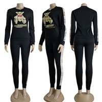 Vêtements de créateurs très demandés, grandes marques, ensembles loungewear à manches longues pour femmes, vêtements de luxe pour femmes, sweat à capuche pour femmes, ensemble jogging pour femmes