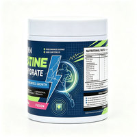 OEM/ODM Poudre de créatine monohydrate micronisée pure à 100% pour adultes, bouteille de 300g, pour les passionnés de gym, force musculaire accrue, sports