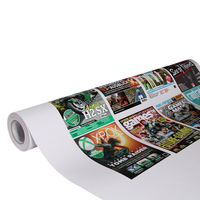 Tome éco-solvant feuille imprimable affiche PVC polmerico clair brillant mat numérique jet d'encre vinyle vinyle auto-adhésif