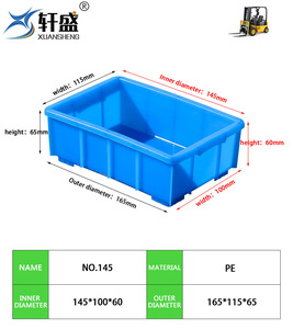 Nexara Chất lượng cao <span class=keywords><strong>Stackable</strong></span> nhựa hậu cần hộp cho kho lưu trữ - Product Image 4
