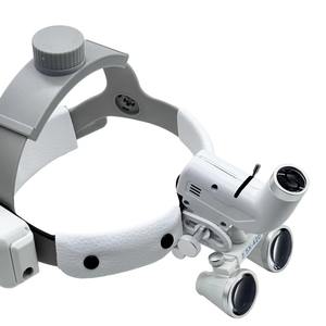 Lupa dental oral con soporte para la cabeza, 2.5x/3.5x, lupa médica con luz LED súper brillante - Product Image 4