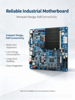Baytrail J1900 2.00G Motherboard ITX Tanpa Kipas, Mainboard Kontrol Industri I/O yang Kaya Fitur untuk PC Industri, IoT & Otomasi