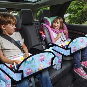 Plateau de voyage pour siège auto pour enfants, accessoires pour sièges auto, table d'activités pour tout-petits, bureau de voyage avec organisateur, voyage en voiture - Product Image 5