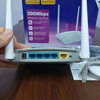 Routeur AP sans fil LB-Link BL-WR2000 300 Mbps avec 2 antennes omnidirectionnelles à gain élevé 5dBi, routeur Internet WIFI 4G