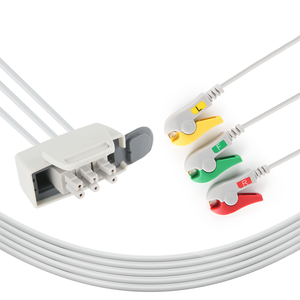 Ecg Telemetrie Lood Draad Compatibel Phiillip M2590a 3 Lood Ecg Kabel Klem Iec Tpu Kabel Voor Medische Patiënt Monitors - Product Image 4