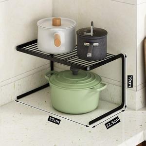 Estante de Almacenamiento Plegable de Estilo Tibetano <span class=keywords><strong>para</strong></span> Montar en la Pared de la Cocina, Organizador de Utensilios de Cocina, Estante <span class=keywords><strong>para</strong></span> Ollas - Product Image 6