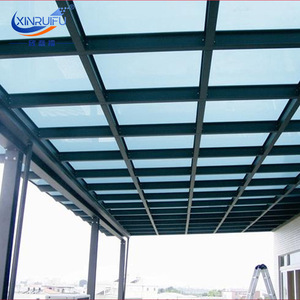 XINRUFU PC Sunshade Board 1.010mm Transparent Durable Light-Transmitting For Balcony Awning Planting Cover - Product Image 1