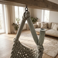 Corde tressée taupe pour meubles |   Cordon en corde tressée épaisse et robuste pour canapé et chaise |   Vente en gros de cordes pour meubles