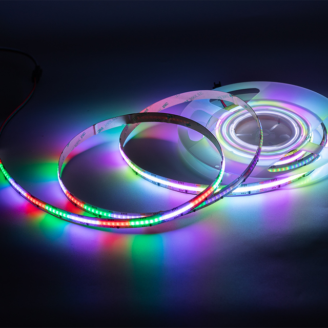 Whole Home Smart Lighting 2805 IC RGBIC COB LED Strip 840 LEDs 24V 16W for Luxury Villa Penthouse Custom Interior Design