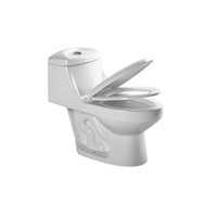 Fabricant Medyag Siphon Sanitaire WC Inodoro Sangle 300mm Allongée Une Pièce Double Chasse Siphonique Toilette