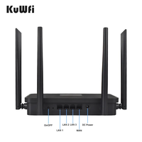 Fábrica al por mayor 4G Wifi Router AC1200 Dual Band 1200Mbps Modem 4G Lte Router 60 usuarios desbloquear interior Cpe Router