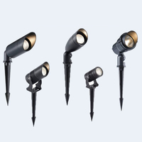 Lampu sorot LED luar ruangan, 5-10w COB LED lanskap tahan air IP65 paduan aluminium dan bodi kaca untuk penerangan tempat rumput