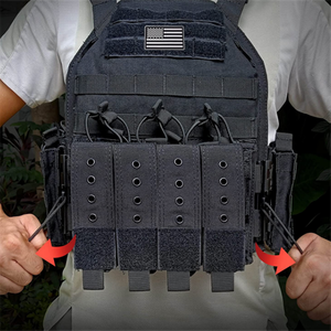 سترة تكتيكية خفيفة الوزن حاملة للوحة القتالية من النايلون مع إطلاق سريع - Product Image 4