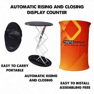 Mostrador Ovalado Plegable para Eventos Promocionales, Ferias y Tiendas - Product Image 5