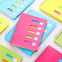 Agenda A4 personnalisé journal en PP journal ligné carnet à spirales avec couverture en PVC personnalisé vente en gros