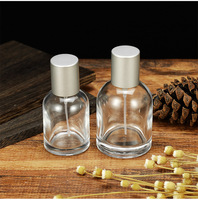 Bouteille de parfum vide rechargeable de 50ml, flacon rond, Unique, pour parfum, vente en gros, pièces