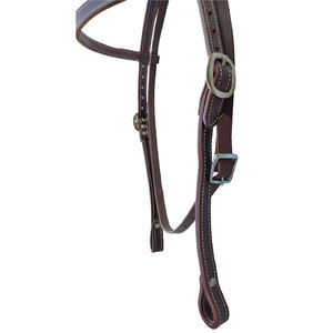 Brida para Caballo de Cuero Genuino Duradero de Alta Calidad con Riendas para Equitación Profesional Hecha en Pakistán - Product Image 4