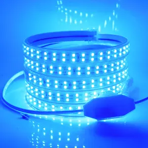 DC12/24V 2835 395nm 400nm 405nm เทปกันน้ำ UV 365nm สีม่วงยืดหยุ่น Led Strip Light