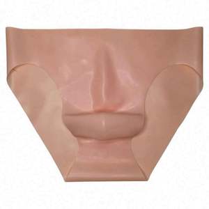 Slips de couleur de peau <span class=keywords><strong>en</strong></span> <span class=keywords><strong>Latex</strong></span> Transparent sous-vêtements <span class=keywords><strong>en</strong></span> caoutchouc concave-convexe pour hommes couture sans couture une pièce - Product Image 2