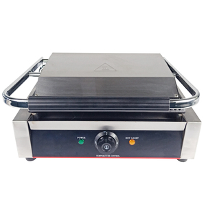 220 v/2200 w Non-bastone Singolo Commerciale Piatto Piatto di Bistecca Panino Tostapane Macchina Elettrica Piastra Grill Contatto Elettrico grill - Product Image 3