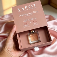 Boîte d'emballage de parfum vide de luxe sur mesure avec tiroir coulissant pour diffuseur de parfum de voiture, par le fabricant et fournisseur