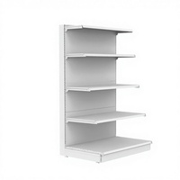 Étagère de présentation Superstore au meilleur prix, rayonnage gondole TEGO léger pour supermarché, simple face, hauteur 2000 mm, 1 étagère, profondeur 900 mm