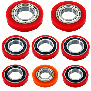 Custom PU Roller Poliuretano Roda Fábrica Fabricado Dureza Opcional Roda De Rolo De Borracha De Silicone - Product Image 6