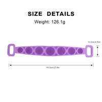 Ceinture de massage exfoliante double face en silicone pour le dos, extra longue, pour la douche, pour adultes, vente en gros