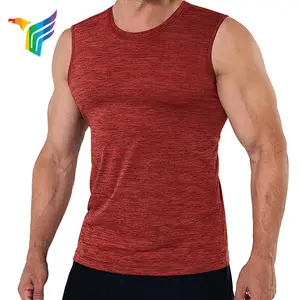 Gym Sportswear 100% polyester men's tank tops top tank shirts