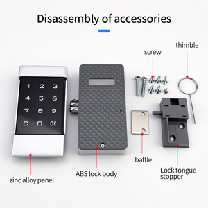 מכירה חמה ארון סיסמאות דיגיטלי נגד גניבה מנעול אלקטרוני ללא מפתח לאחסון רהיטי חדר כושר במשרד - Product Image 2