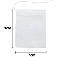 Sachets de thé vides thermoscellables avec ficelle, filtres pour herbes et thé en vrac, pour la maison et les voyages