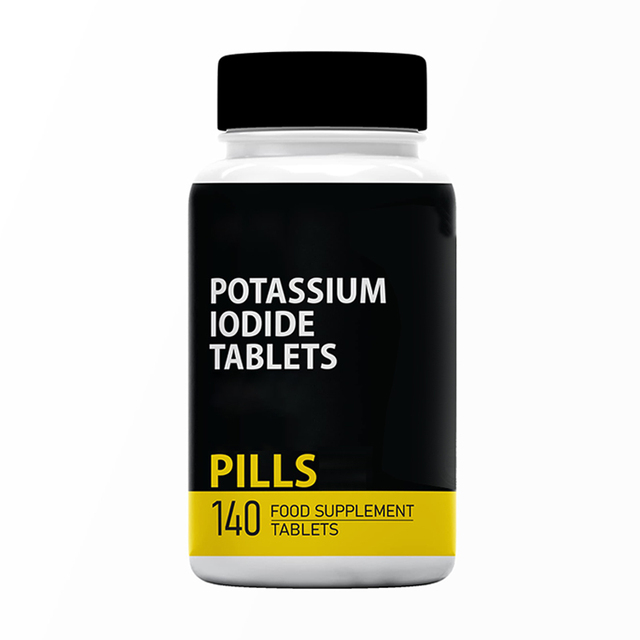 Factory Custom Raw Potassium Iodide Tablets Pills Mineral Supplement for Men Women Thyroid Care