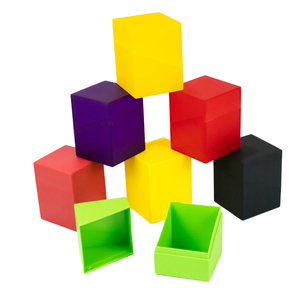 Boîte de rangement portable pour cartes à collectionner en plastique ABS, étui pour cartes avec impression couleur, support pour cartes gradées pour salle de jeux de table - Product Image 1