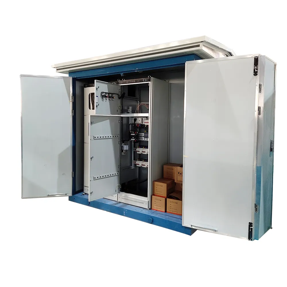 Plazos de entrega cortos 2000 kVA 13800V a 480/277V Transformador trifásico reductor Subestación compacta