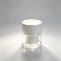 Pot à crème sans air blanc vide, contenant cosmétique pour crème visage, pot à pompe sous vide pour sérum, crème contour des yeux, emballage de soins de la peau