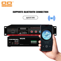Amplificateur de puissance pour diffusion audio numérique avec USB, carte SD et télécommande sans fil