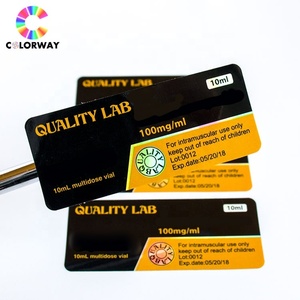 Etichette Olografiche 3D Anti-Contraffazione per Fiale, Adesivi Impermeabili a Prova di Manomissione per Fiale Farmaceutiche e Peptidiche - Product Image 1