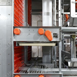 Cage à poules à plusieurs niveaux avec moins de 1 % de perte et mangeoire à alimentation sécurisée <span class=keywords><strong>pour</strong></span> les fermes avicoles commerciales - Product Image 3