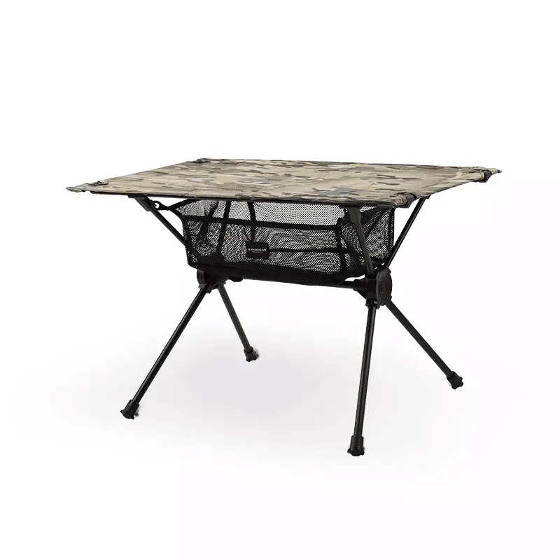 Feistel mesa de acampamento dobrável, mini mesa de alumínio dobrável para caminhadas ao ar livre, praia, camping, trilhas, 2023
