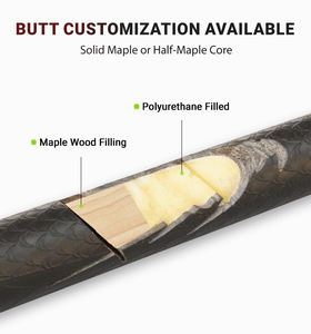Nuevo Estilo 2026: Culata de Taco de Billar Personalizable de Fibra de Carbono 3K Twill, Taco de Billar Estable y Libre de Mantenimiento para Uso en Clubes y en Casa - Product Image 3