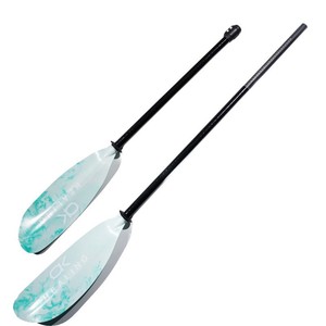 Pagaie de kayak pliable légère en fibre de verre de 2,1 à 3 m pour lacs, rivières et usage récréatif - Product Image 3