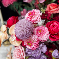 PROMISE Boule de fleurs artificielles de haute qualité inspirée de Monet pour les magasins/hôtels/diffusions en direct