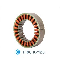 RI60 KV120 CubeMars Rahmenloser BLDC-Motor 24V-48V 1,63Nm Hohe Drehmomentdichte für Robotik Exoskelett Cobot-Arm Präzisionsgelenke