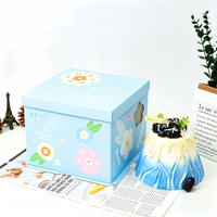 Sac fourre-tout en papier kraft écologique personnalisé avec poignée pour emporter gâteaux et desserts, avec votre propre logo