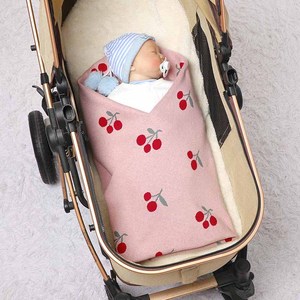 Top Ranking MIMIXIONG Mantas <span class=keywords><strong>para</strong></span> bebés Punto Recién nacido Babi Cochecito Swaddle Wrap Algodón orgánico Artículos <span class=keywords><strong>para</strong></span> bebés Imprimir Logo Babydecke - Product Image 5