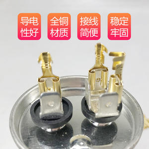 100 bornes en cuivre pur pour condensateurs de climatiseur, fils de connexion avec embouts en plastique, connecteurs 100 % cuivre - Product Image 4