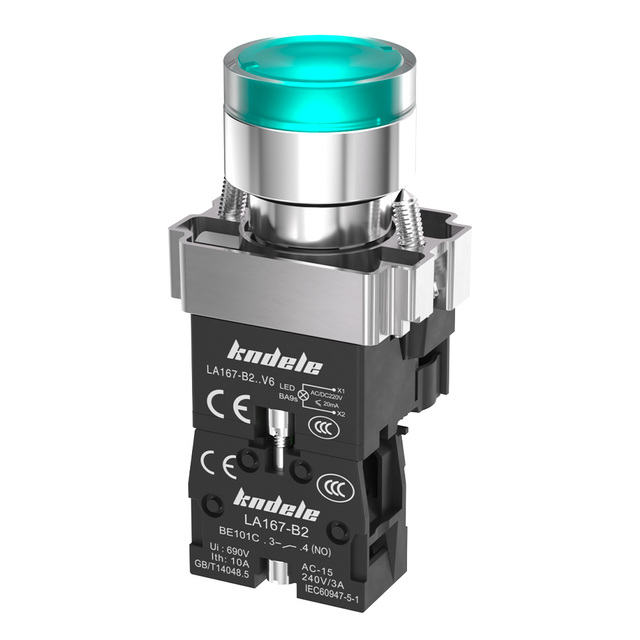 BW Series Metal Button Switch, Self Resetting with Light Button, LED with Light Button Switch