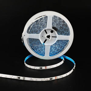 Los Mejores Productos Nuevos, Tira de Luces LED RGB Inteligente de 14W/M, 12V 24V, 10mm, Cuatro Líneas, SMD 5050, 60D, 5m, IC 16703 - Product Image 1