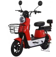 Scooter électrique en gros, vélo électrique 48V 12/20Ah 350W/500W, 2 roues, moteur sans balais numérique à longue portée pour adultes